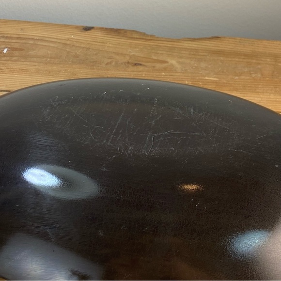 Vintage Thick Smoke Grey Gray Lucite Acrylic Plexiglass Bowl Dish Polished Edge - Picture 7 of 13